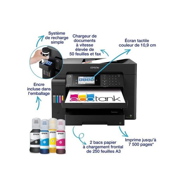 Epson EcoTank ET-16605 Multifunktionsskrivare Svart