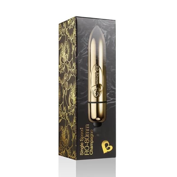 Rocks-Off RO-80mm - Bullet vibrator Champagne