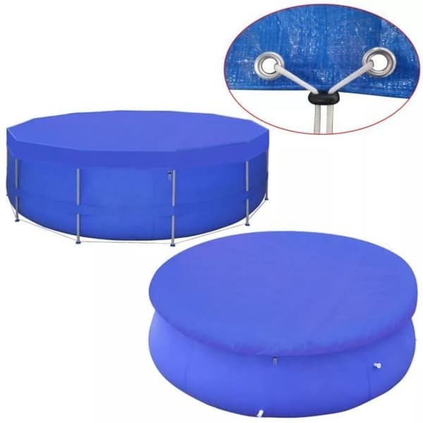 VIDAXL runt poolskydd - 540 cm - 90 g/m² - Grön