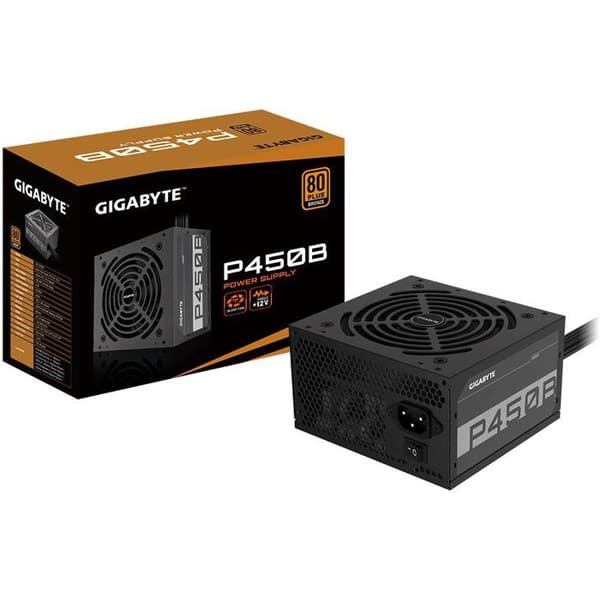 GigaByte GP-P450B 450 Watt 80Plus Brons Strömförsörjning