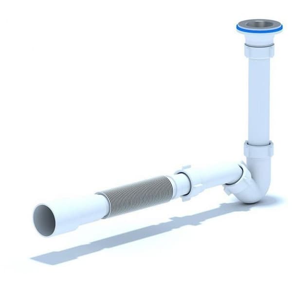 Avloppssiphon - Siphon för handfat Vdo SIPHON BIDET 1 1/4X32 FLEXIBLE RÖR BD1016