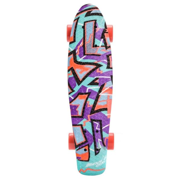 Skateboard Barn MULTIKOLOR - Retro Panel - halkfri - Graffiti