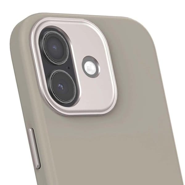 Silikonskal - DECODED - iPhone 17 - Antimikrobiell - Kompatibel med MagSafe - Beige