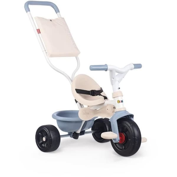 SMOBY - Be Fun Confort evolving baby trehjuling - Metallstruktur - Blå