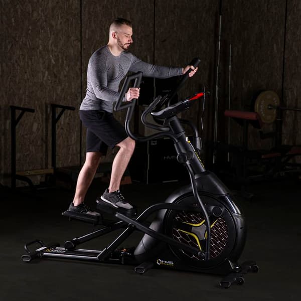Elliptisk cykel - HMS PREMIUM - H1802 - 150 kg - Tyst - 12 program - LCD-skärm