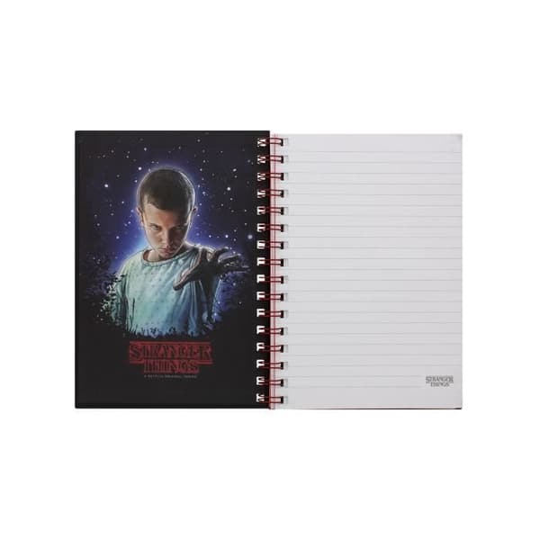 Carnet A5 - Stranger Things - Ett ark - Noir - Kvalitetspapper - Blandad