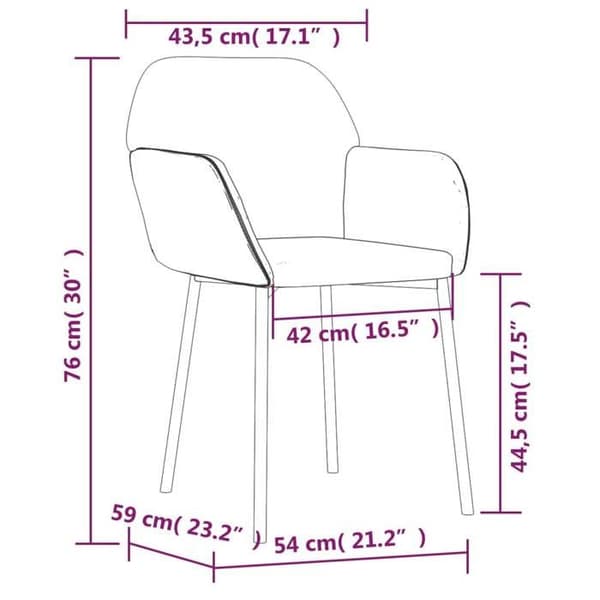 vidaXL 2x Matstolar Middagsstolar Kökstolar Matsalsstolar Restaurang 344702