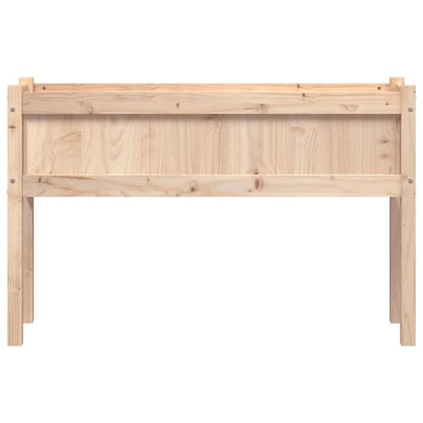 vidaXL planteringar 2 st med massiva furuben 837565