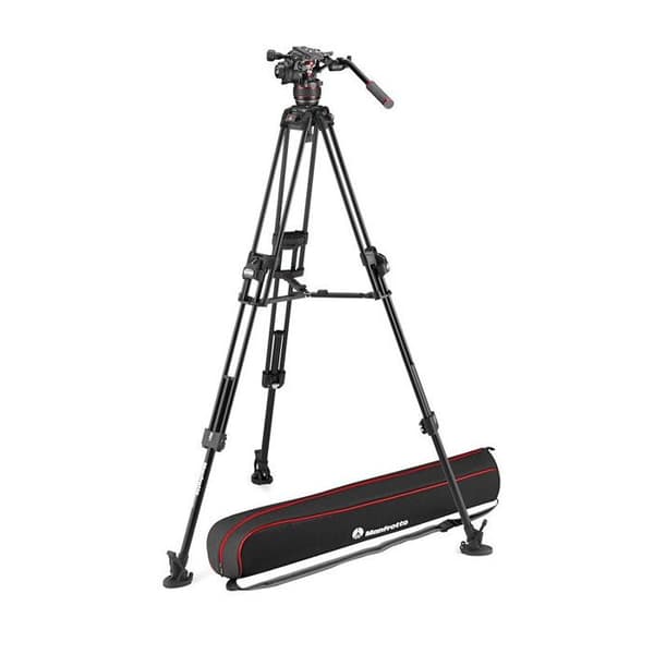 Manfrotto stativ 645 fast twin + nitrotech kula serie 608