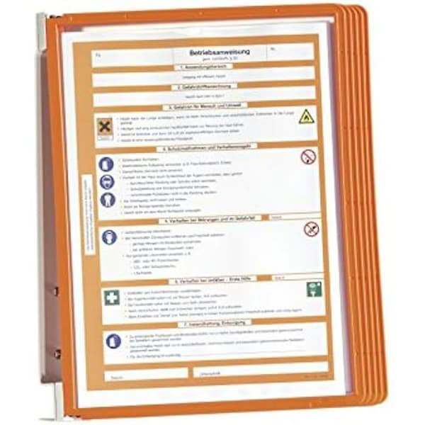 Slitstarkt Vario Wall 5 konsultationssystem, orange