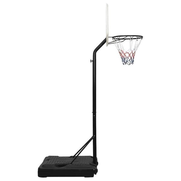 vidaXL Basketställ Vit 237-307 cm Polyeten 93652