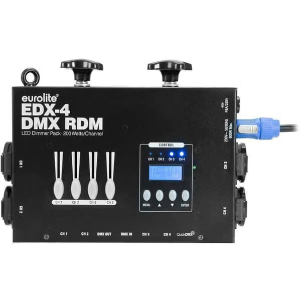 Eurolite EDX-4 DMX RDM dimmer LED