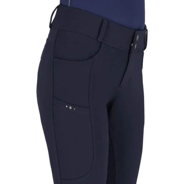 Ridsportbyxor full grip barn QHP Lymee