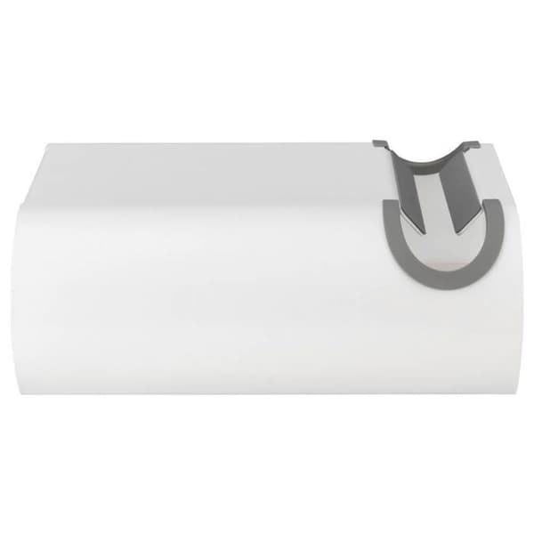 Cykelväggstöd - ELEVAR - LBM-01 - 1 justerbar position - Stål, PVC, silikon, MDF - Vit, grå