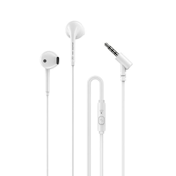 In-ear hörlurar - AWEI - PC-1T - Trådad - Typ C - Vit - Brusreducerande