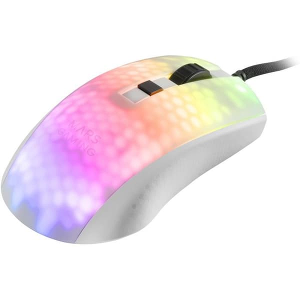 Gamingmus - MARS GAMING - MMR RGB - Trådad - 12800 DPI - 6 programmerbara knappar