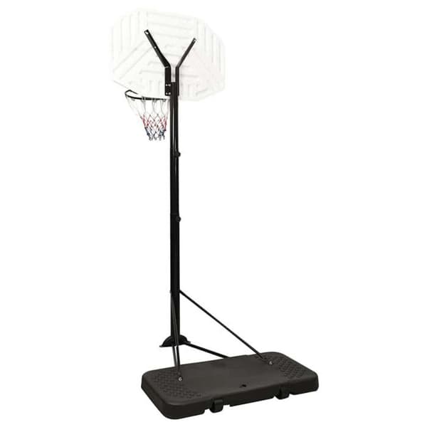 Stöd för basketboll Vit 258 363 cm Polyeten