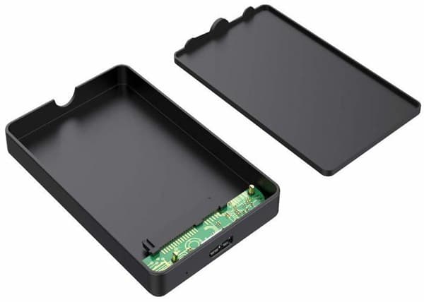 Extern SSD-hårddisk - Techly - I-CASE USB3-SL25TY - 2,5 tum - USB 3.0 - Svart