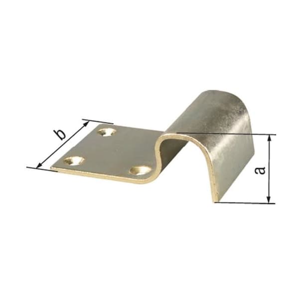 Avlång betongpropp för grind 50x90mm