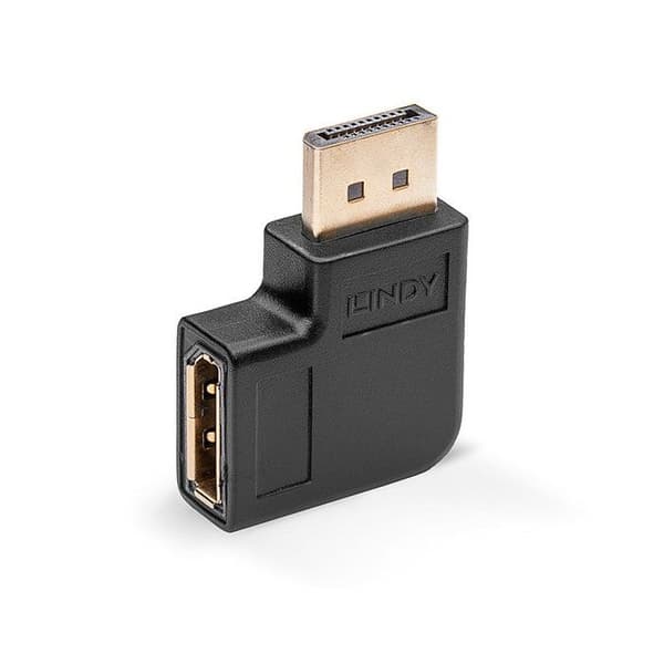 LINDY DisplayPort 1.4 vänster vinklad adapter