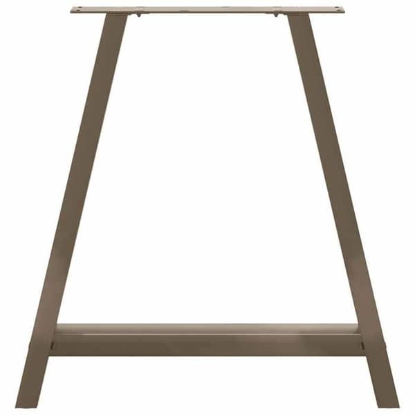 vidaXL A-formade matbordsben, 2 stycken, 80 x (72-73) cm, stål 4012859
