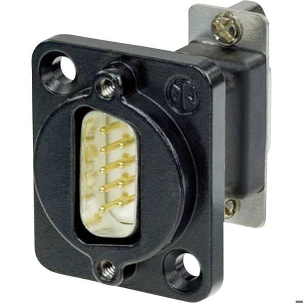 Neutrik NADB9MF-B 9-stift SUB-D hane - SUB-D hona 9-stift SUB-D adapter 1 st.