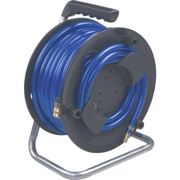 Slangupprullare - Metabo - SA 100 - Tryckluftsslang 20 m - Tyg - 9 mm innerdiameter