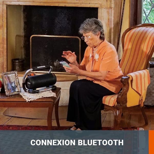 Bluetooth-högtalare WORX WX009.9 20V - Ljud 80W, USB, Bluetooth 4.2