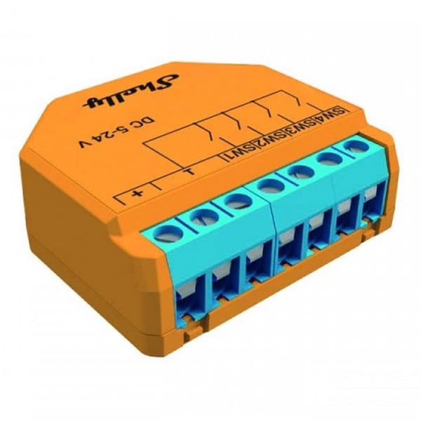 Kit säkerhet - SHELLY - Shelly Plus i4 DC - WiFi & Bluetooth - 4 digitala ingångar