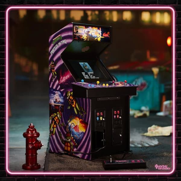 Mini Arcade Numskull TMNT Turtles in Time Samlarutgåva Träreplica 1/4