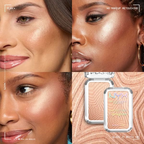 NYX Professional Makeup Buttermelt Highlighter GLAZE IT BUTTA