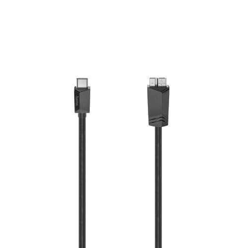 USB-C till Micro-USB-kabel - HAMA - 0,75m - USB 3.2 Gen1 - Dataöverföring - Strömförsörjning