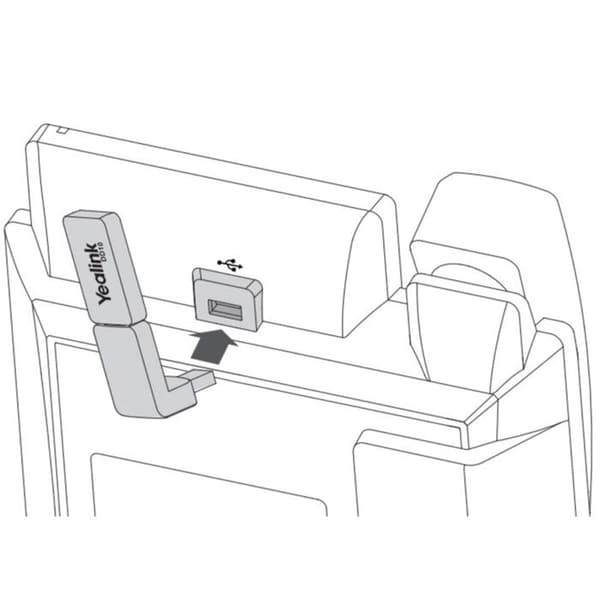 KVM-switch - Yealink - DD10K - Hörlursaccessoar - DECT - Grå