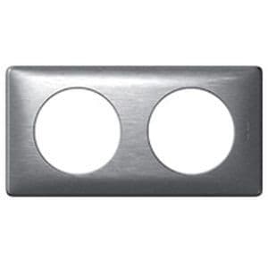 Céliane platta 2 positioner Aluminium