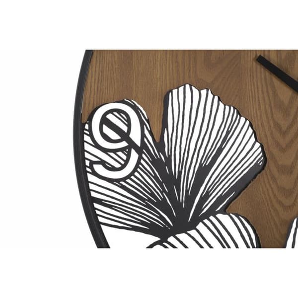 Väggklocka analog Mauro Ferretti Super Wood/Leaf