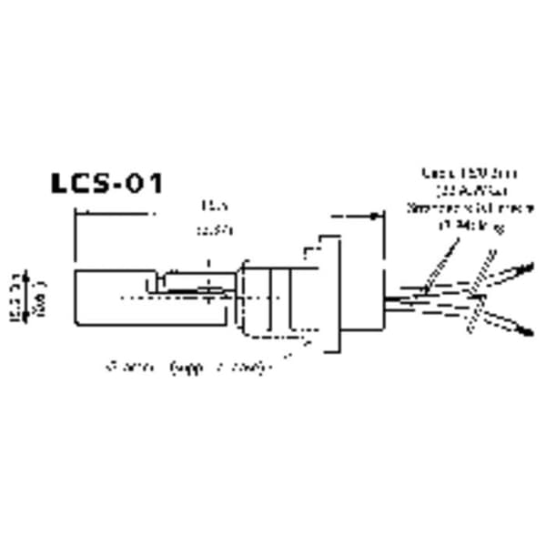 Nivåsensor TE Connectivity Sensor CLCS 01 250 V/AC, 100 V/DC 1 A 1 NO (T), 1 NF (R) IP65 1 st.