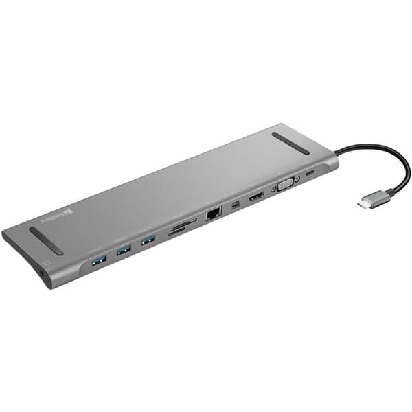Sandberg USB-C Allt-i-1 Dockningsstation USB-C Dockningsstation