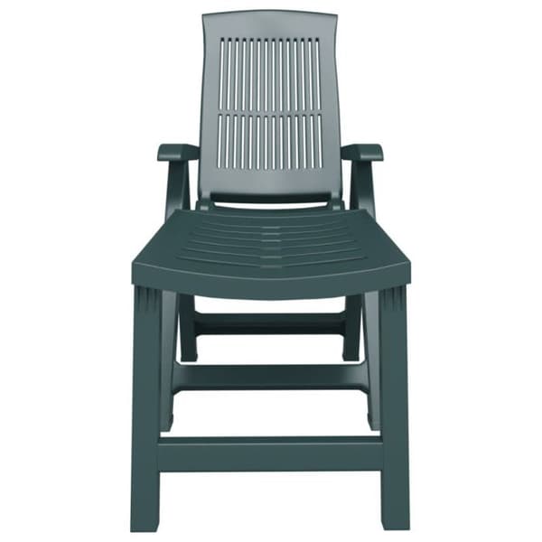vidaXL Lounge Chair Grön Plast 364706