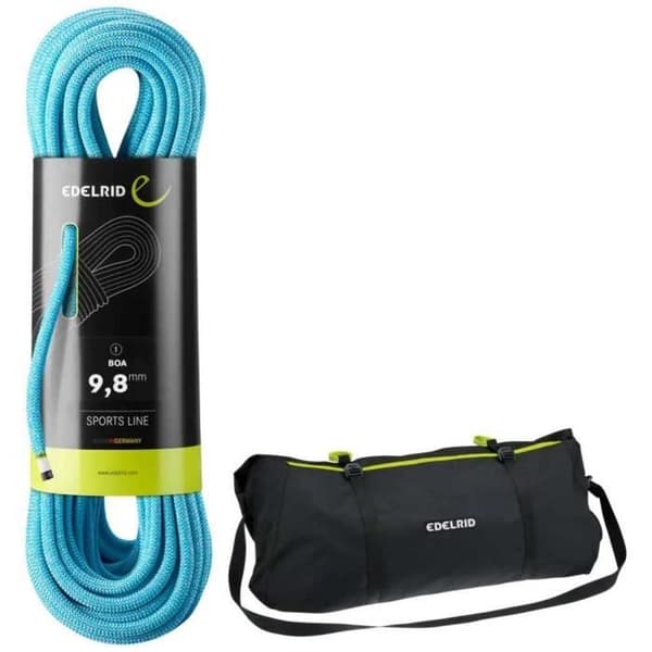 Klatse rope - EDELRID - Boa 9.8 - 80 m - Blå - Thermo Shield behandling