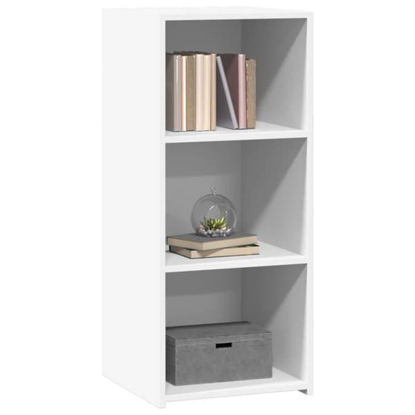 vidaXL Buffé vit 40x41x93 cm ingenjörsträ 846348
