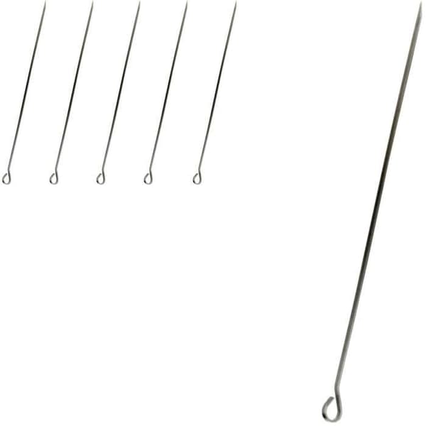Spett, stål, 25 cm, set med 6 stycken.