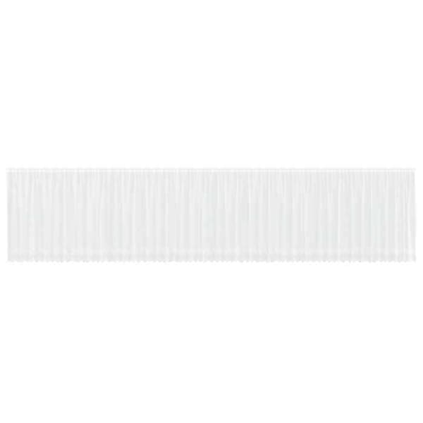 vidaXL Spetsgardin Vit 1200 x 140 cm Polyester 4107972
