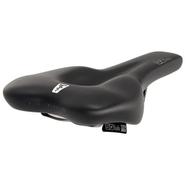 Sadel - SQlab - 2393 - Aktiv M‑D profil med nivåer - Bredd 14–17 cm - Svart