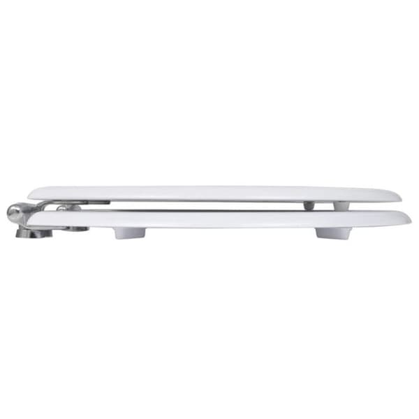 vidaXL Toalettsits MDF Soft Close Lock Vit