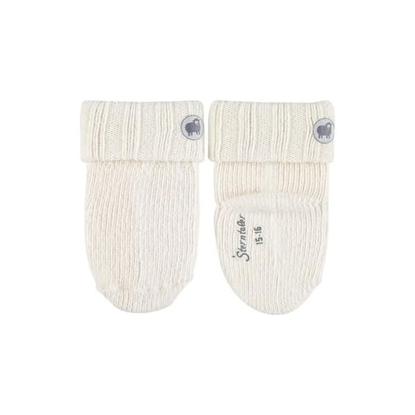Ullstrumpor med uppvik för baby Sterntaler