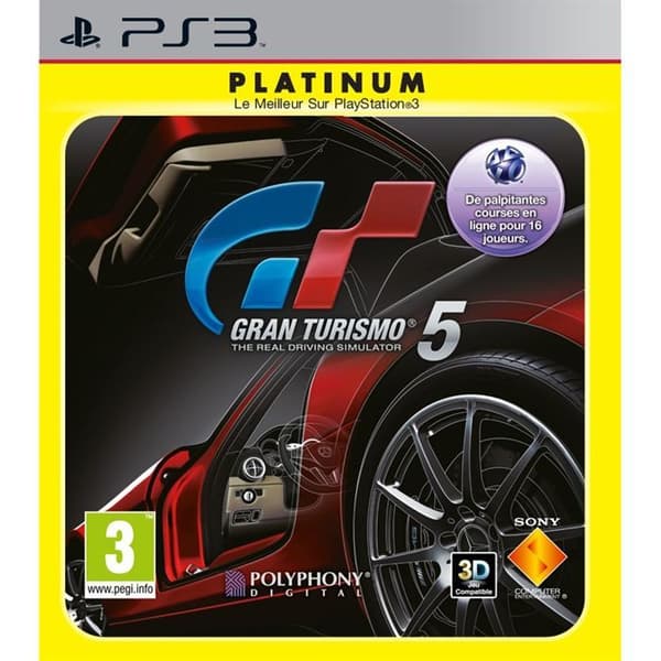 GRAN TURISMO 5 PLATINUM / PS3 konsolspel