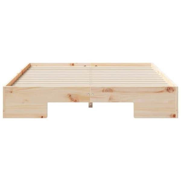 vidaXL Sängram Brun 120 x 190 cm 873040