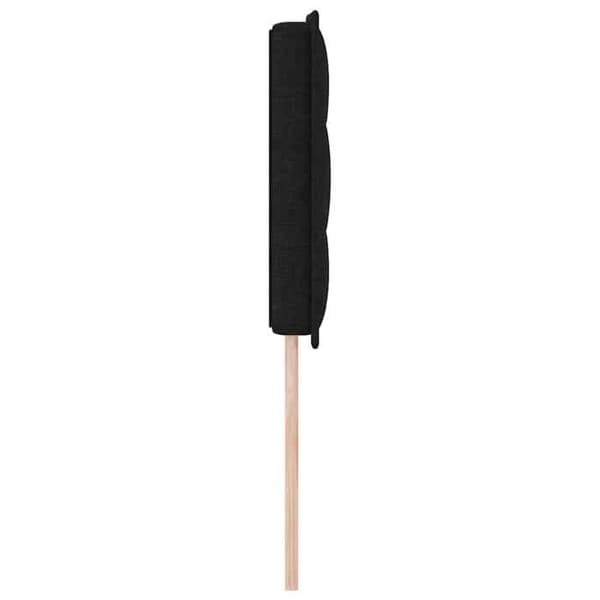 vidaXL Sänggavel Svart 144 cm tyg 42007015