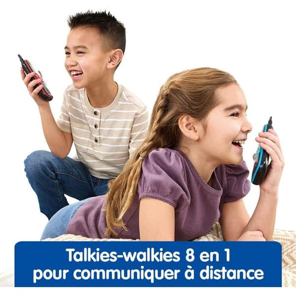 Set med 2 Walkie Talkies Vtech Kidi Explorer röd och blå