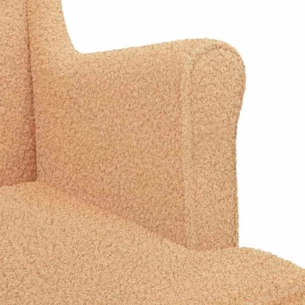 vidaXL fåtölj Beige tyg 42029895